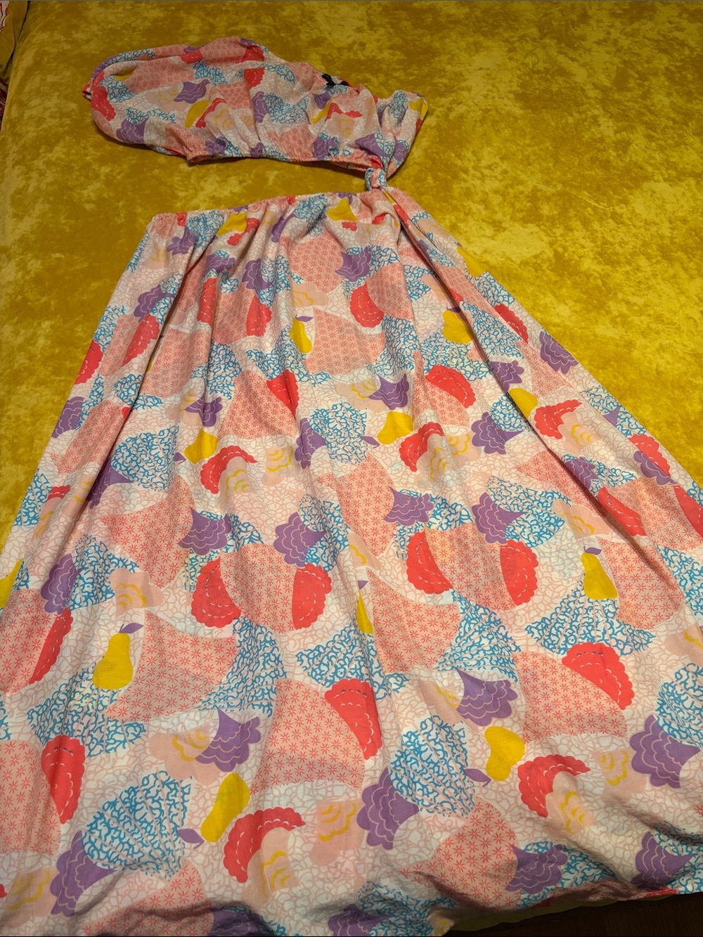 AMÉRICA&BEYON Girls Multicolor Printed Summer Dress